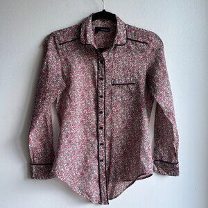 SzS The Kooples x Liberty Western Floral Shirt